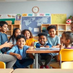 Students in a classroom at Magic City Acceptance Academy