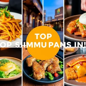 A collection of dishes from top restaurants in Birmingham, showcasing culinary diversity.