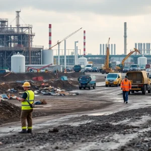 Cleanup efforts at a Birmingham industrial site