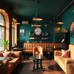 Cozy lounge area of House Eleven café in Woodlawn, Birmingham