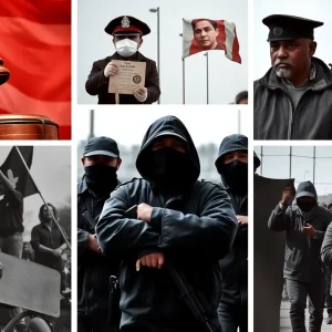 Visual representation of immigration laws and gang activities impact