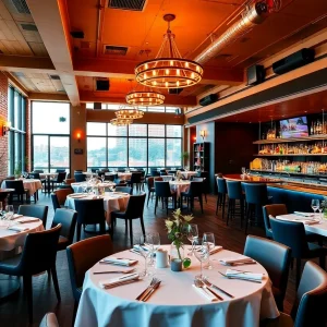 An artistic representation of the interior of Saffron & Silk and Velvet & Vine in Birmingham.