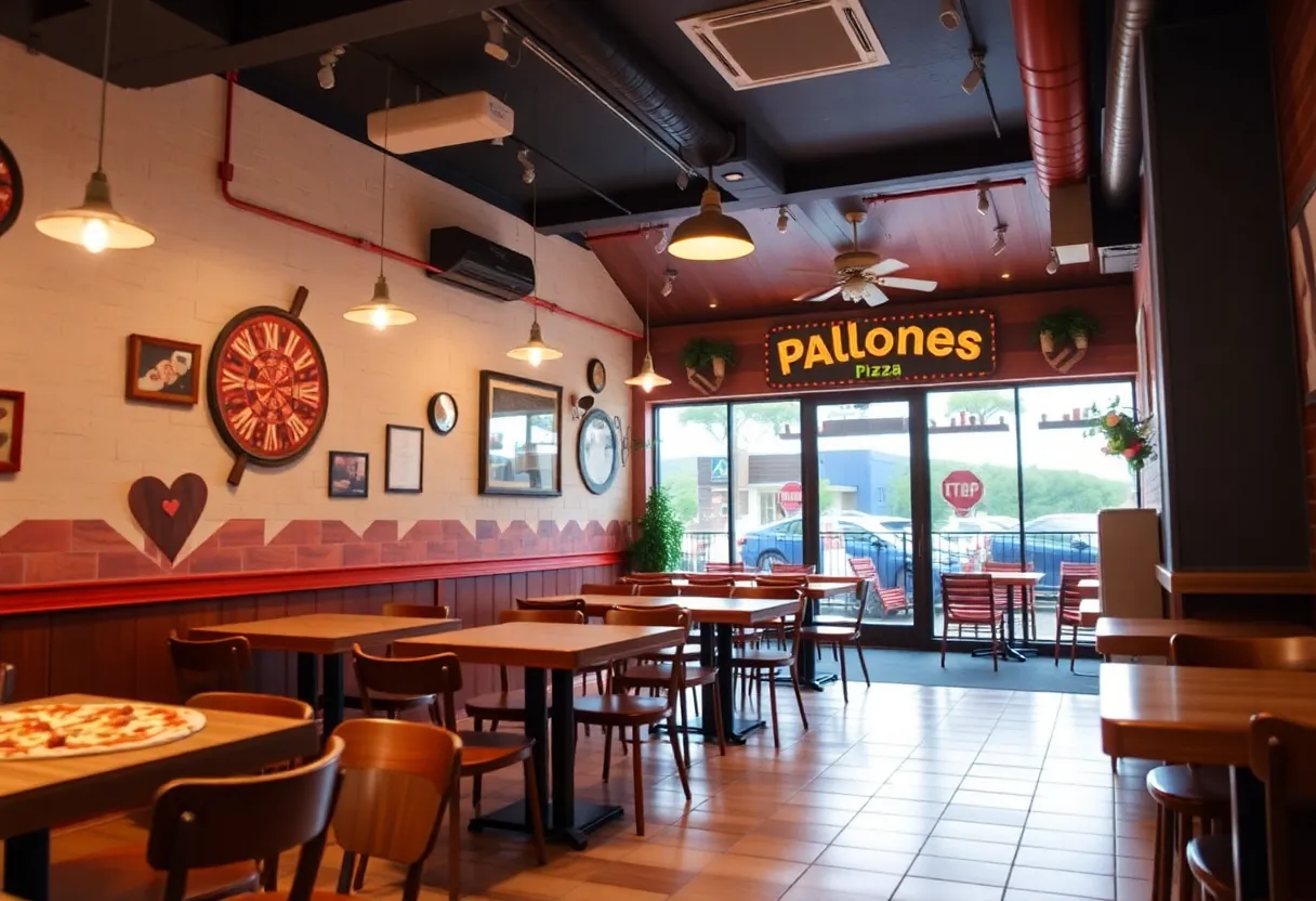 Interior of Salvatore's Pizza and Pasta restaurant