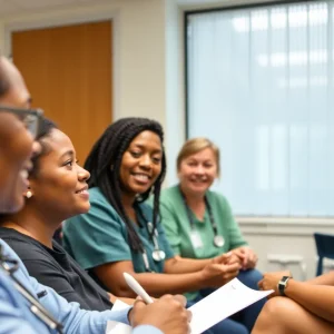 Community health research participants engaged in clinical trials at UAB's MHERC.