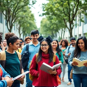 University of California students on campus