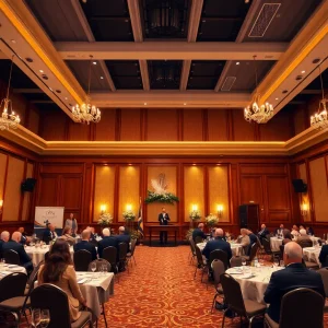 Ceremony honoring inductees of the Birmingham Business Hall of Fame