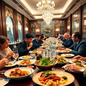 A gourmet dining experience at Bottega restaurant.