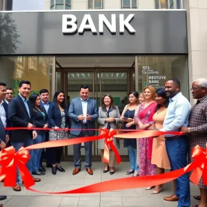 Ribbon-cutting ceremony at FirstBank's new downtown Huntsville location