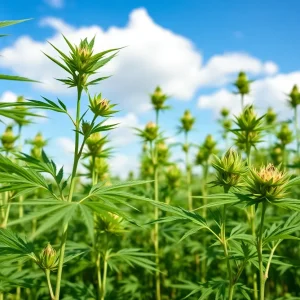 Hemp Field in Alabama