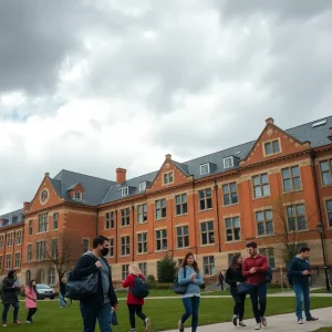 Students on UAB campus amid funding cuts challenges