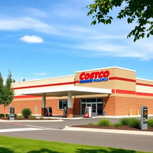 Rendering of the new Costco store in Irondale