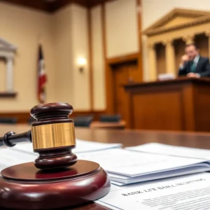 Courtroom during Valley National Bank lawsuit