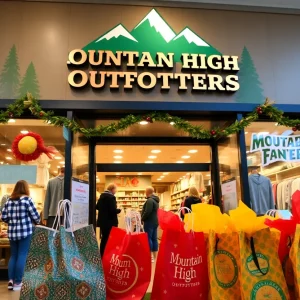 Mountain High Outfitters store at Columbiana Centre during grand opening