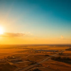 Sun scorched landscape indicating extreme heat in Alabama