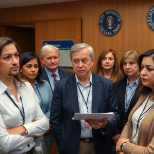 State Department employees expressing concern about upcoming layoffs