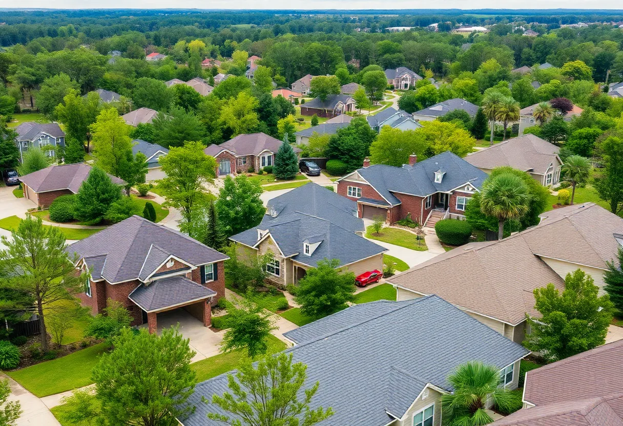 Diverse residences in Alabama's housing market