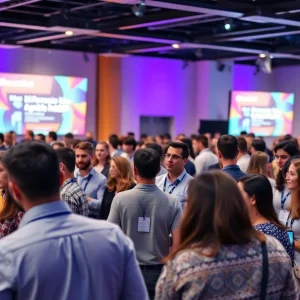 Entrepreneurs presenting at BECOME Pitch Competition in Birmingham