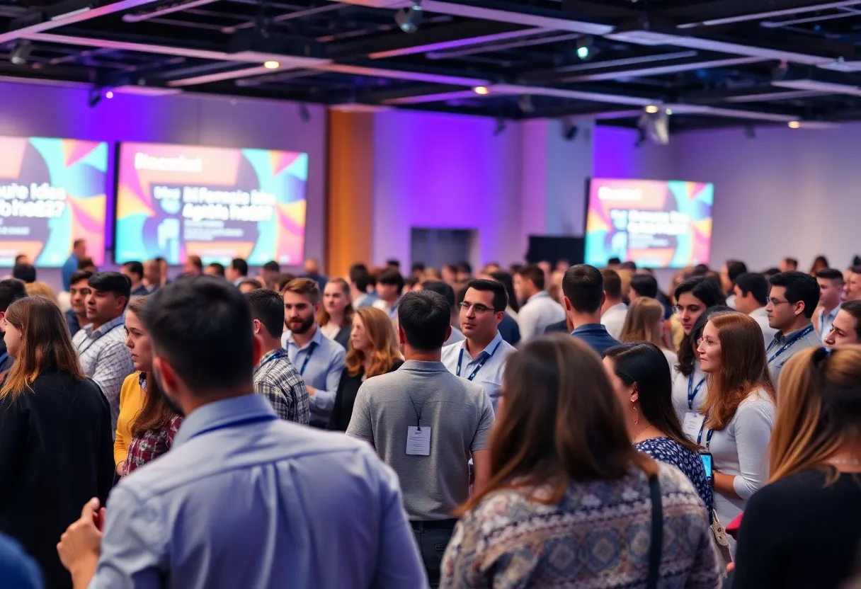 Entrepreneurs presenting at BECOME Pitch Competition in Birmingham