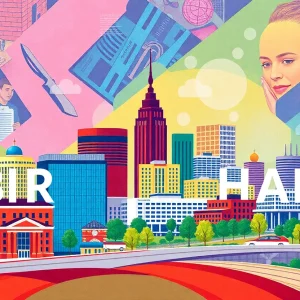 City view of Birmingham, Alabama