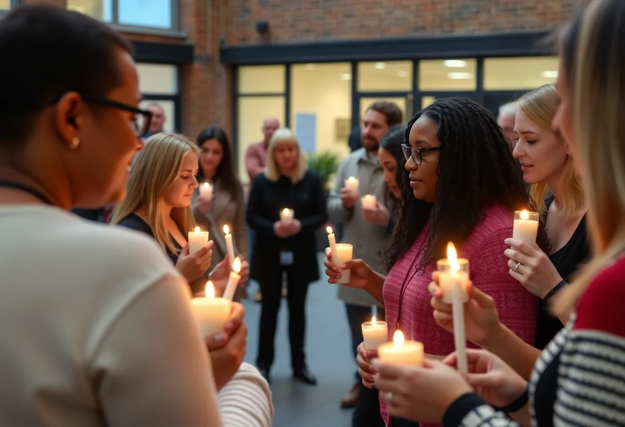 Birmingham community members coming together in support