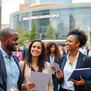 Job seekers in Birmingham looking for employment opportunities