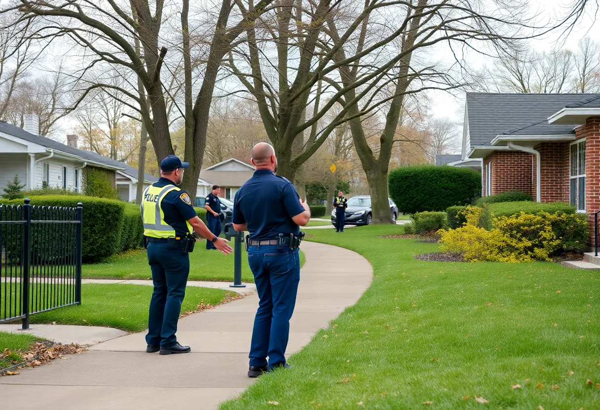 Birmingham neighborhood with police presence focusing on community safety