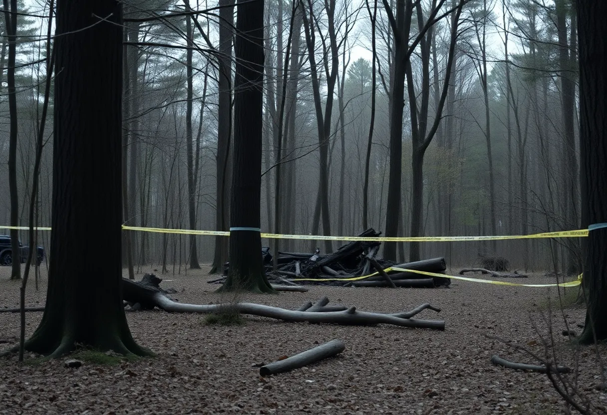 Wooded area in Birmingham related to homicide investigation