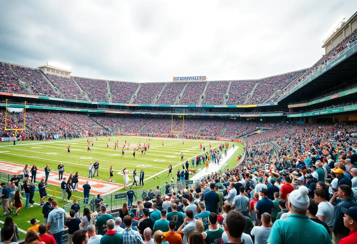 College Football Game Day at Alabama University