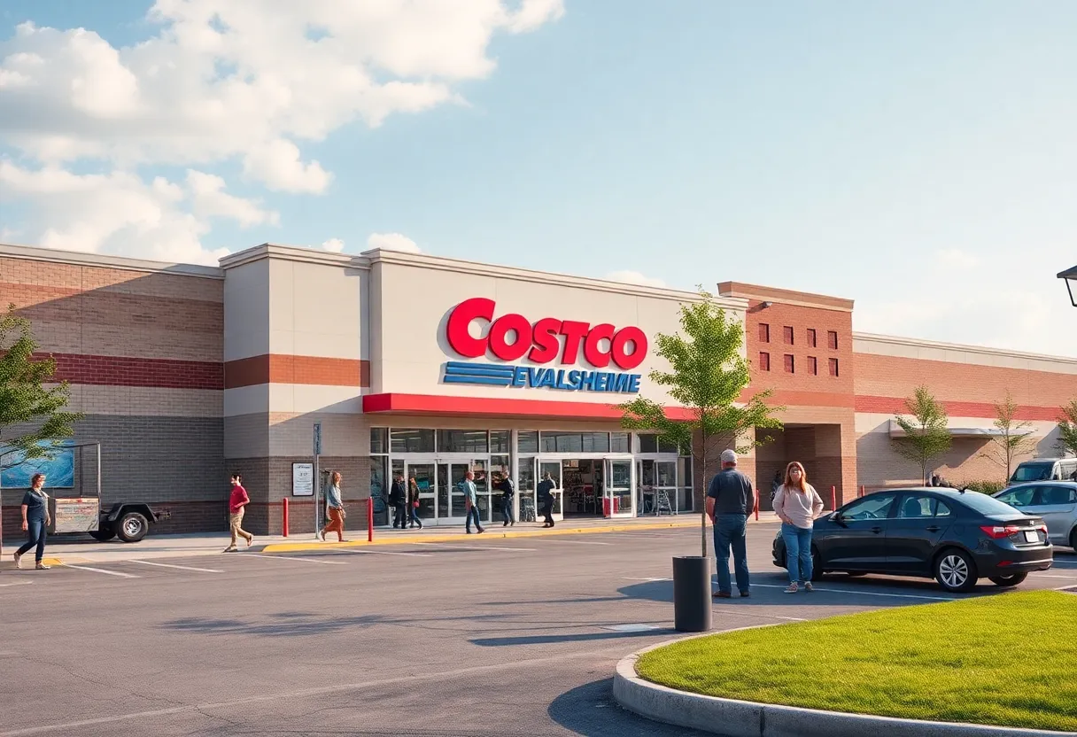 New Costco store in Irondale, Alabama with people shopping.