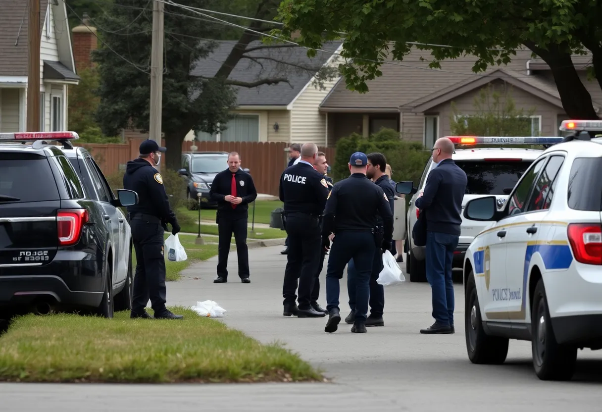 Law enforcement conducting a drug raid in Center Point