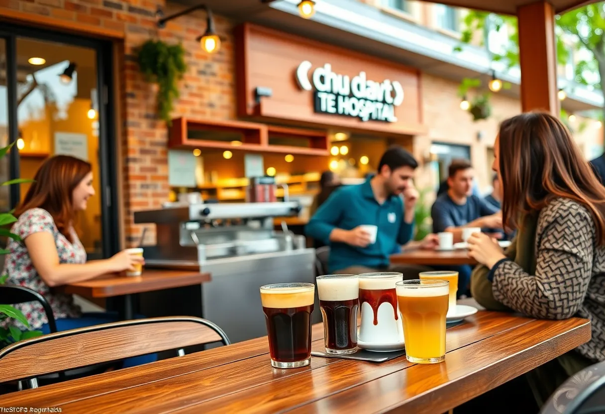 Exterior view of Dutch Bros Coffee store in Alabaster