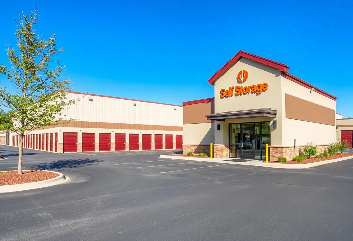 Exterior view of Green Springs Mini Storage in Birmingham, AL