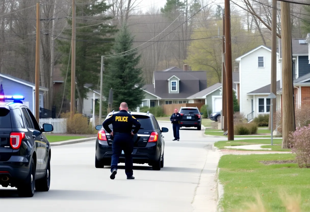 Police responding to the Jasper shooting incident on Devon Drive.