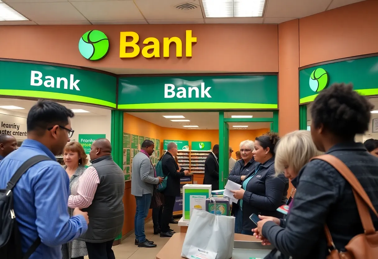 Community engagement at JPMorgan Chase branch in Birmingham