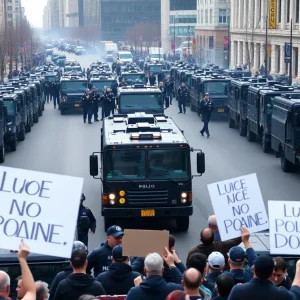 Law enforcement and National Guard presence in Washington D.C.