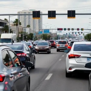 Traffic congestion in Mobile, Alabama