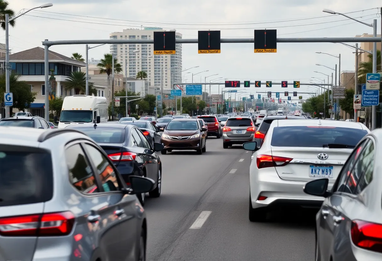 Traffic congestion in Mobile, Alabama