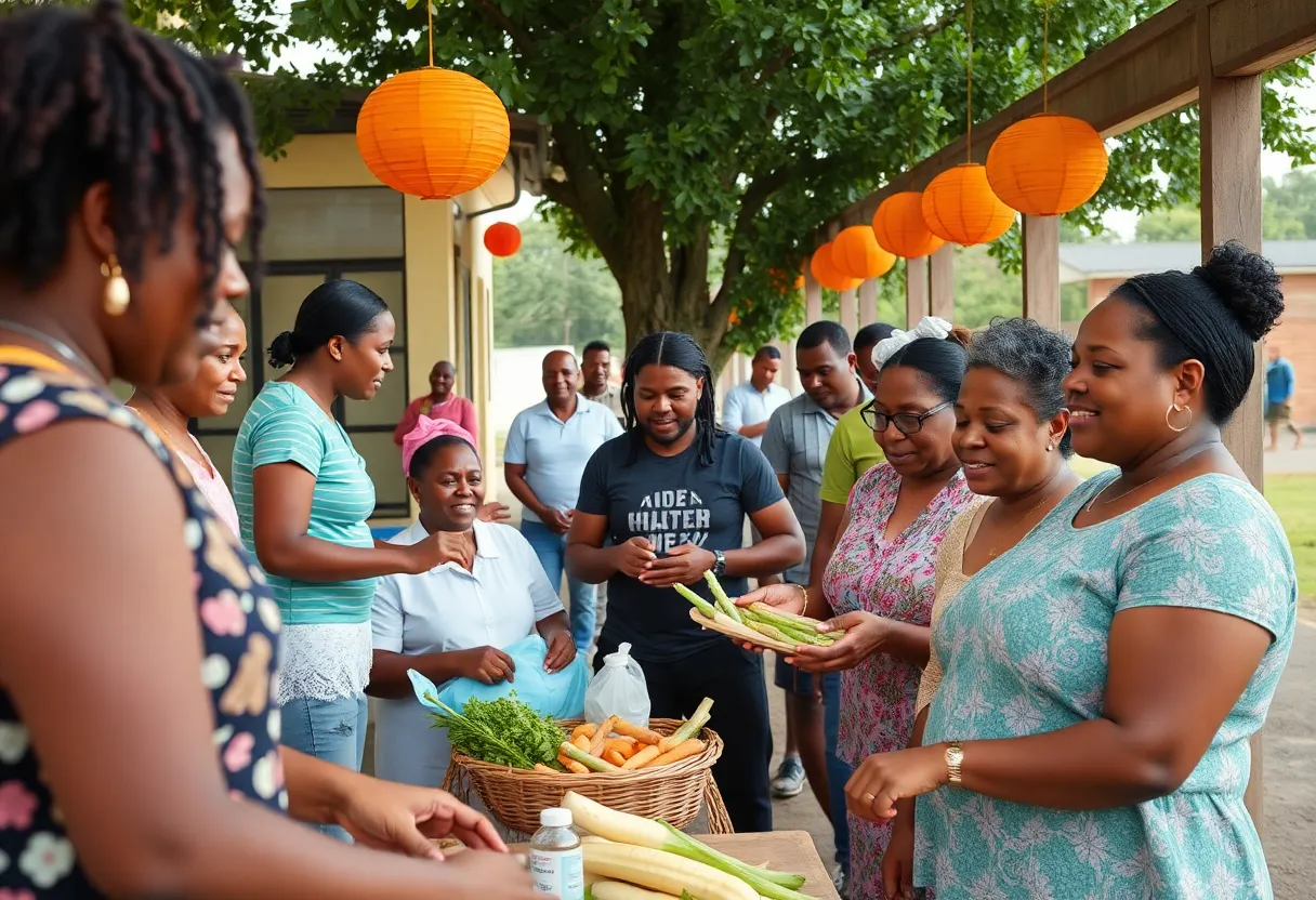 Residents participating in community health programs in Selma