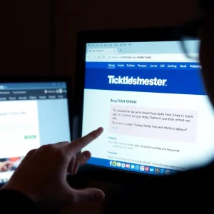 User encountering TicketMaster error 401 on their computer screen