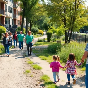 Community members engaged in urban revitalization efforts in Birmingham
