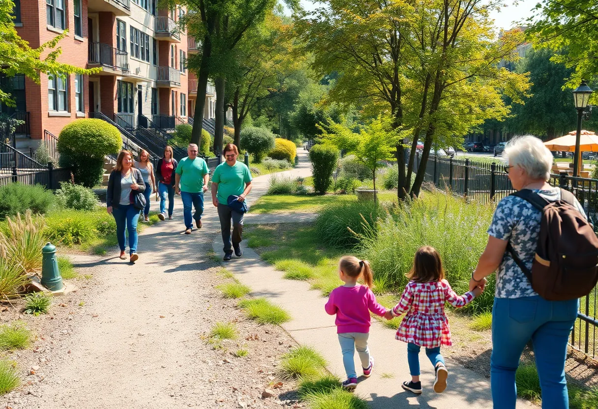 Community members engaged in urban revitalization efforts in Birmingham