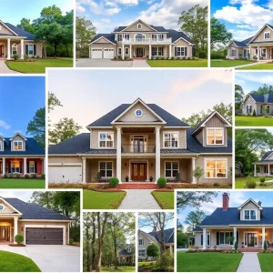 Diverse homes in Alabama highlighting different real estate options
