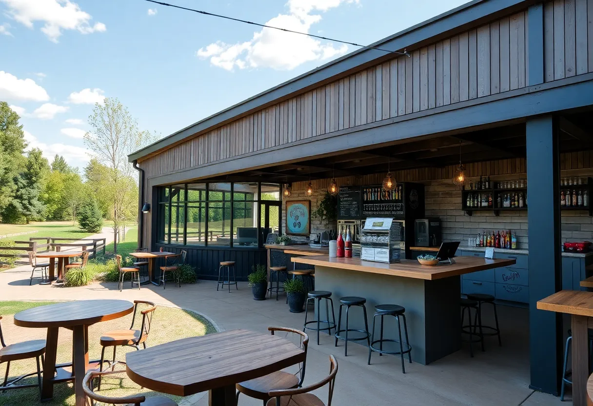 Exterior view of All Good Beverage Co. in Birmingham