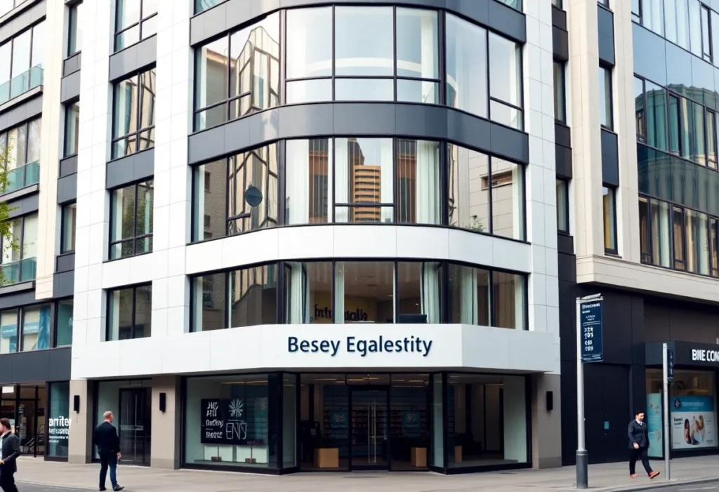 Facade of Allsop's new office in Manchester