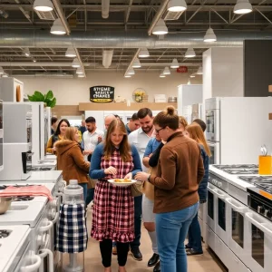AllSouth Appliance Brand Day event with live cooking demonstrations