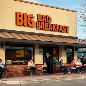 Exterior view of Big Bad Breakfast in Cahaba Heights