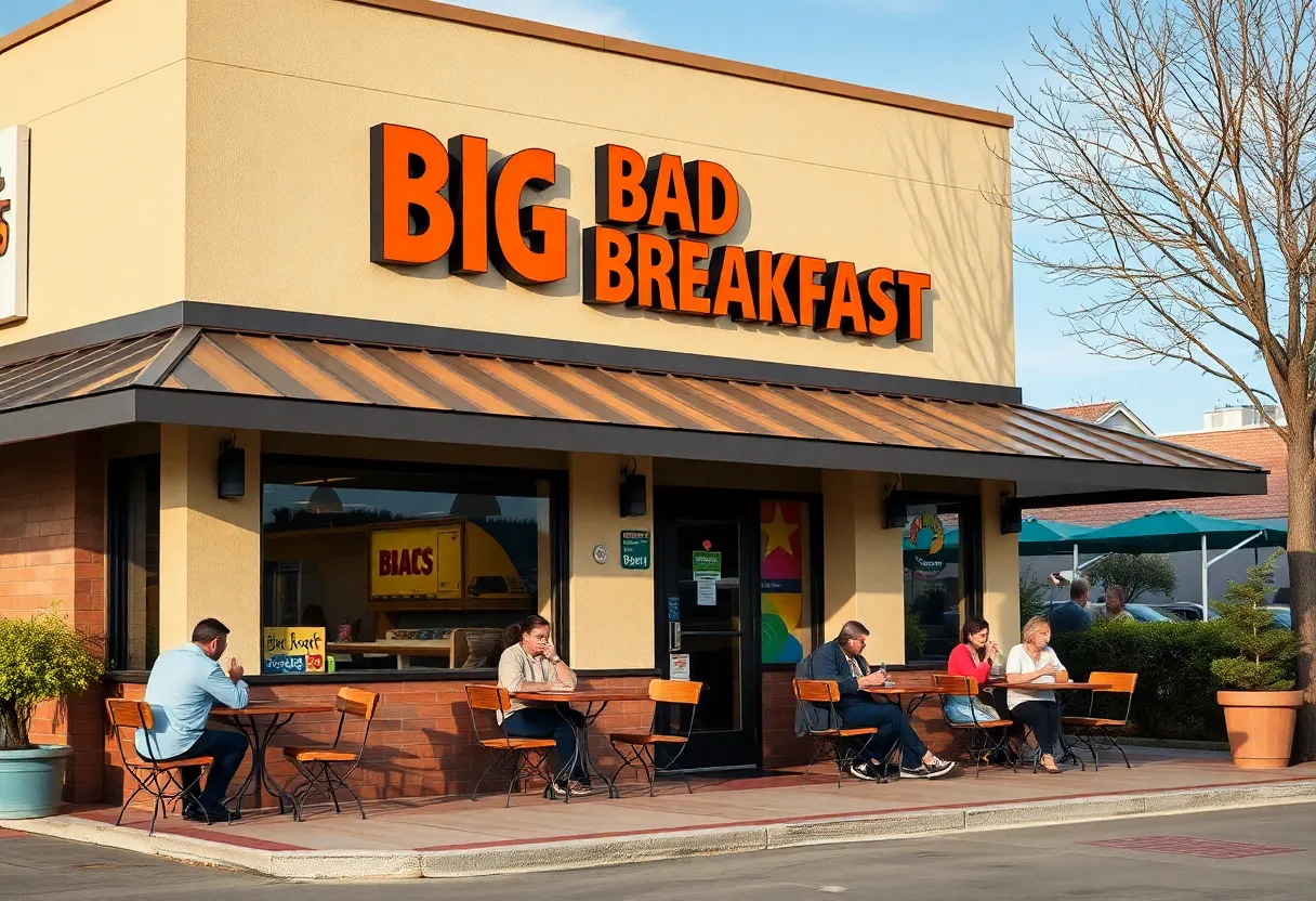 Exterior view of Big Bad Breakfast in Cahaba Heights