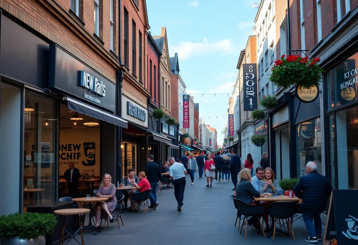 Image of new businesses and restaurants in Birmingham