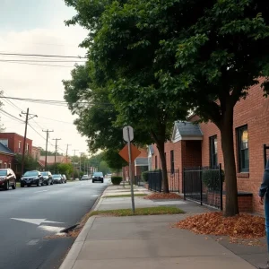 A neighborhood in Birmingham, Alabama showcasing the community's environment.