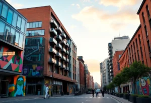 Urban design and architecture in Birmingham showcasing creativity and sustainability